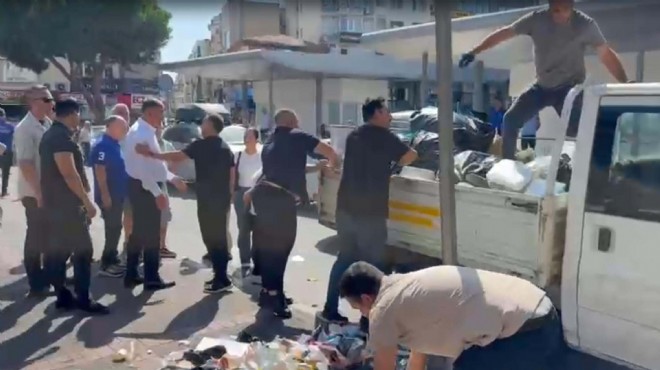 Tugay Karşıyaka da sahaya indi, çöp krizine müdahale etti!