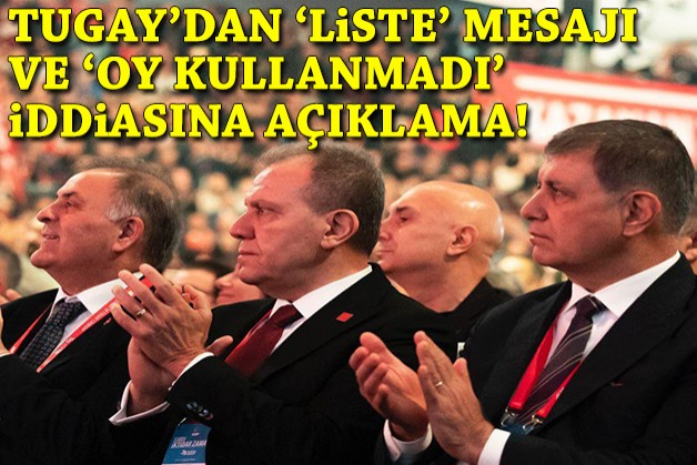 Tugay'dan 'liste' mesajı ve 'oy kullanmadı' iddiasına açıklama!