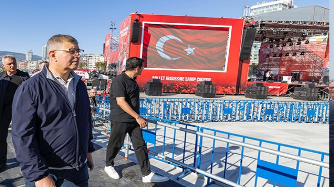 Tugay dan miting alanında inceleme: Türkiye ye umut olacak