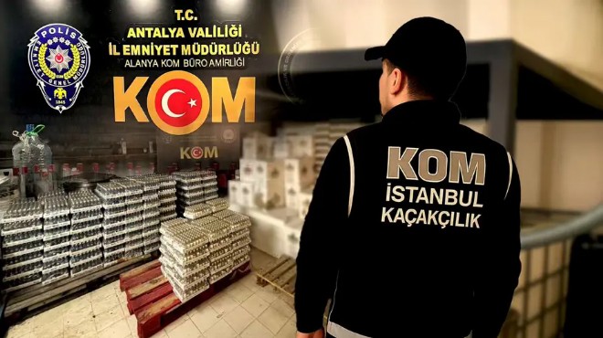 Tüm yurtta alkollü içki kaçakçılığı operasyonu