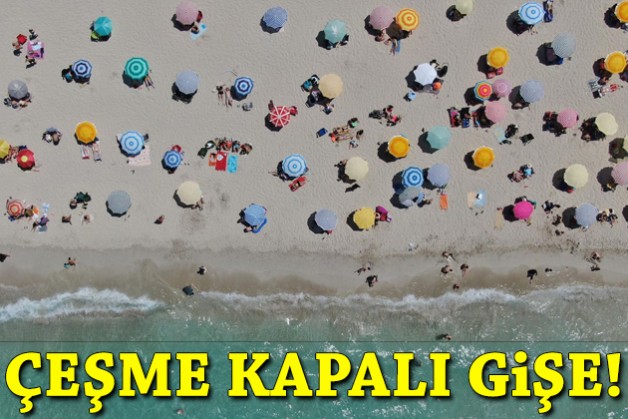 Turizmcilerin yüzü güldü: Çeşme kapalı gişe!