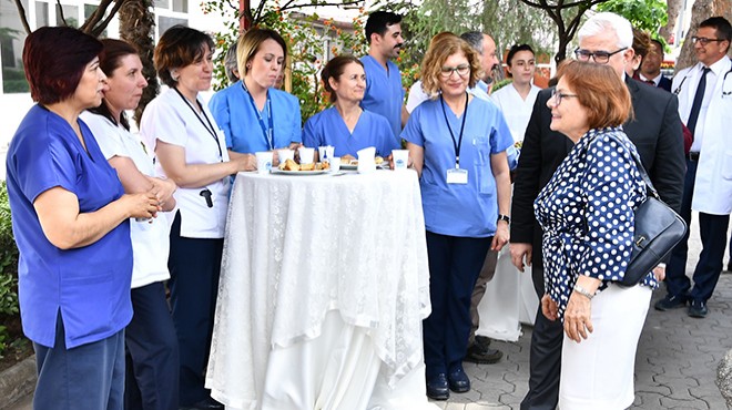 Türkegül Kocaoğlu hemşireleri unutmadı!