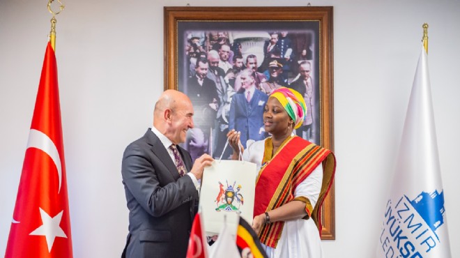 Uganda Büyükelçisinden Soyer e ziyaret