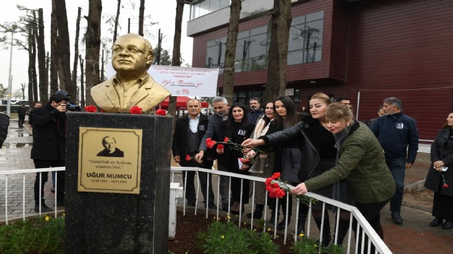 Gazeteci Uğur Mumcu Çiğli’de anıldı