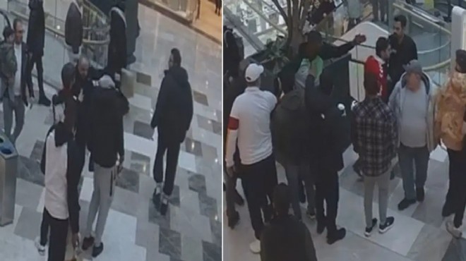 Ünlü futbolcuya AVM de saldırı: Şemsiye fırlattı!