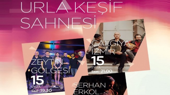 Urla Keşif Konserleri başlıyor