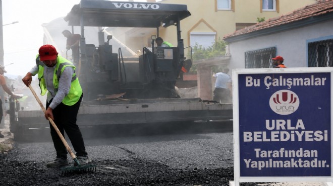 Urla da 150 milyonluk asfalt yatırımı!