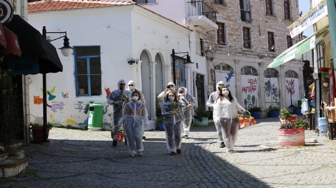 Urla'da evlere taşınan festival!