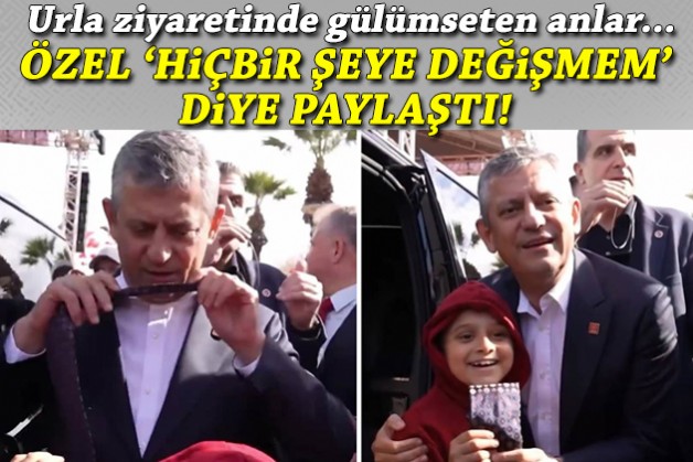 Urla'da gülümseten anlar... Özel 'hiçbir şeye değişmem' diye paylaştı!