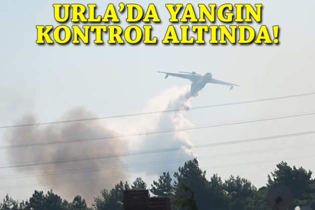 Urla'da yangın kontrol altında!