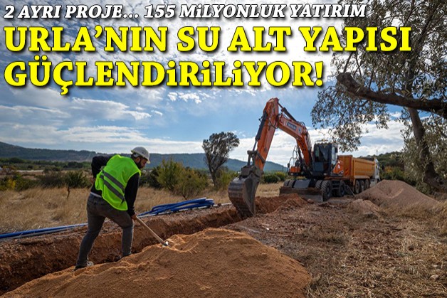Urla'nın içme suyu alt yapısı iki ayrı projeyle güçlendiriliyor
