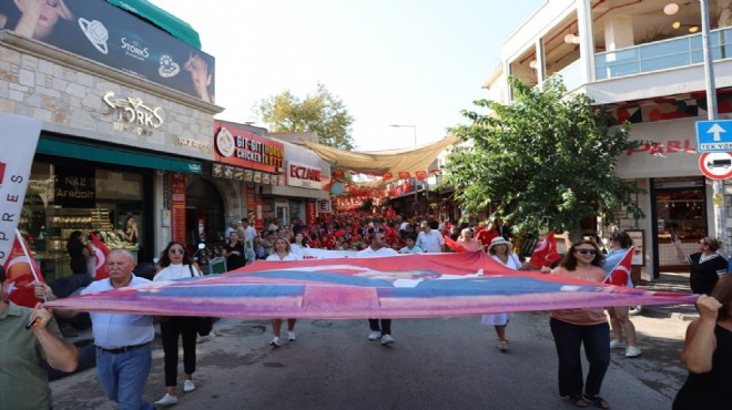 Urla’da buruk kurtuluş kutlaması