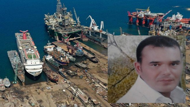 Üzerine tonlarca ağırlıkta parça düştü: Gemi sökümde feci ölüm!