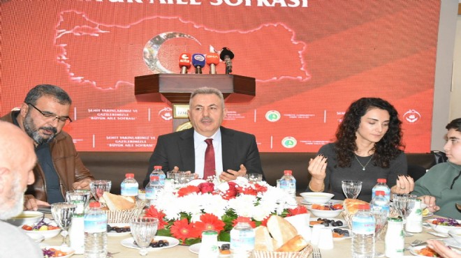 Vali Elban ilk iftarı şehit yakınları ve gazilerle yaptı