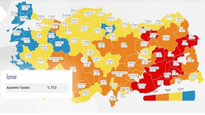 Vali Köşger paylaştı: İzmir'in rengi mavi oldu!