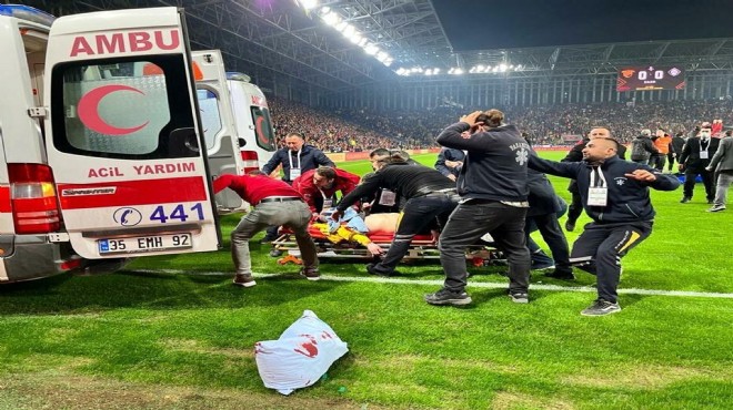 Vali Köşger'den fişekle yaralanan taraftarın sağlık durumuna ilişkin açıklama