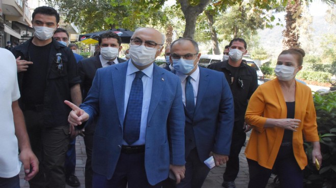 Vali Köşger sahada: İzmir'de virüs denetimi!