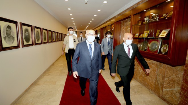 Vali Köşger'den Başkan Soyer'e iade-i ziyaret