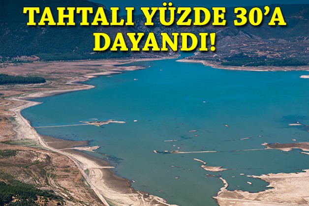 Yağışlar yaradı: Tahtalı yüzde 30’a dayandı!