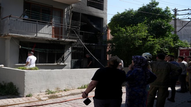 Yangın çıktı, tüp patladı: Faciadan dönüldü!