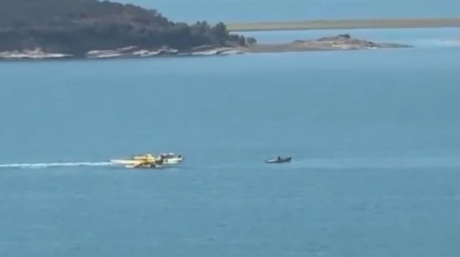 Yangın söndürme uçağı düştü: İki pilot yaralı