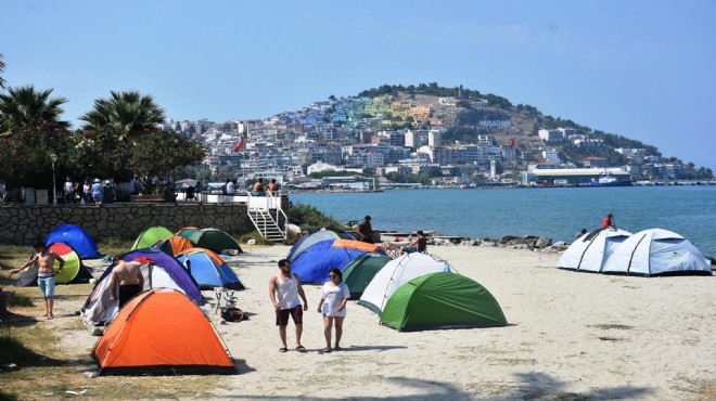 Yaza  çadır turizmi  damga vurdu!