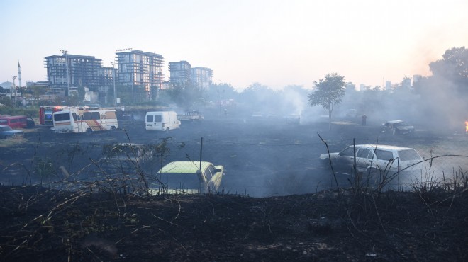 Yediemin Otoparkı nda yangın kabusu!