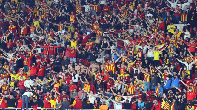  Yenilsen de bazı bazı, taraftarın buna razı ... Göztepe tribünde ilk sırada!