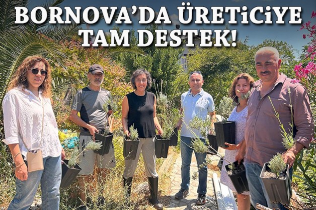 Yerel tarımı güçlendiren model: Bornova'da üreticiye tam destek!