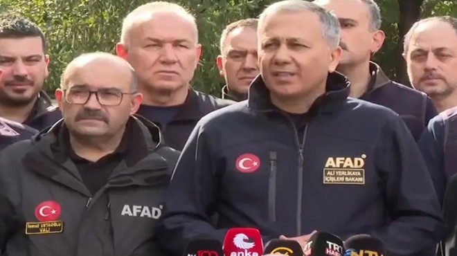 Yerlikaya dan deprem bölgesinde açıklama