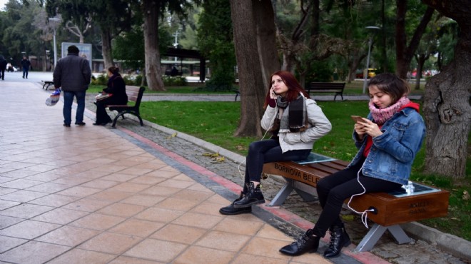 Yeşil Bornova’ya çevre dostu banklar!