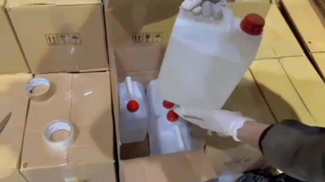 Yılbaşı öncesi İzmir de  ölüm içkisi  baskını!