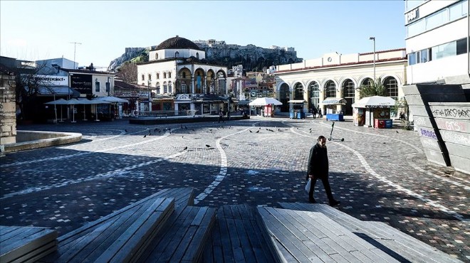 Yunanistan da sokağa çıkma yasağı uygulanacak