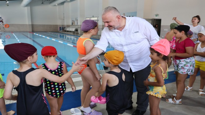 Yüzme, piyano, dershane... Menemen de hepsi ücretsiz!