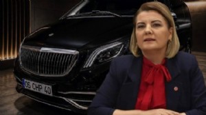 'CHP' plakalı makam aracını satışa çıkardı