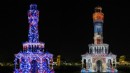 İzmir Saat Kulesi dijital sanatla ışıklandı