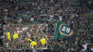 Amedsporlulara ‘sarı torba’ sallayan 5 kişiye ev hapsi