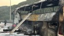 Anadolu Otoyolu'nda otobüs yangını