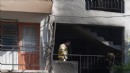 Apartman dairesinde yangın paniği!