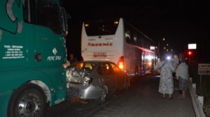 Balıkesir'de zincirleme trafik kazası