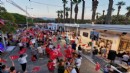 Bayraklı standında Zafer Bayramı coşkusu