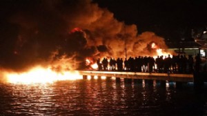 Bodrum'da marinada demirli 5 motoryatta yangın!