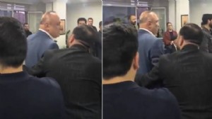 CHP Gaziantep milletvekiline parti binasında protesto
