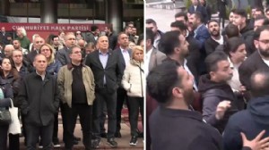 CHP Genel Merkezi önünde hareketlilik: Arbede çıktı!