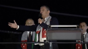 CHP'den Filistin'e destek mitingi