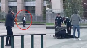 Çağlayan Adliyesi önünde silah sesleri!