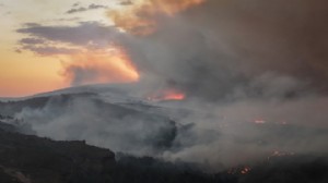 Çanakkale'de orman yangınıyla mücadele sürüyor