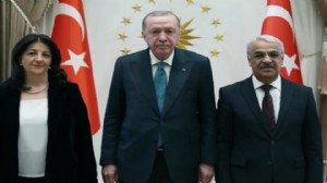 Cumhurbaşkanı Erdoğan DEM Parti heyeti ile görüştü