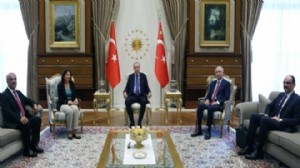 Cumhurbaşkanı Erdoğan DEM Parti heyeti ile görüştü