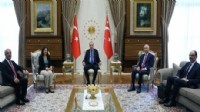 Cumhurbaşkanı Erdoğan DEM Parti heyeti ile görüştü